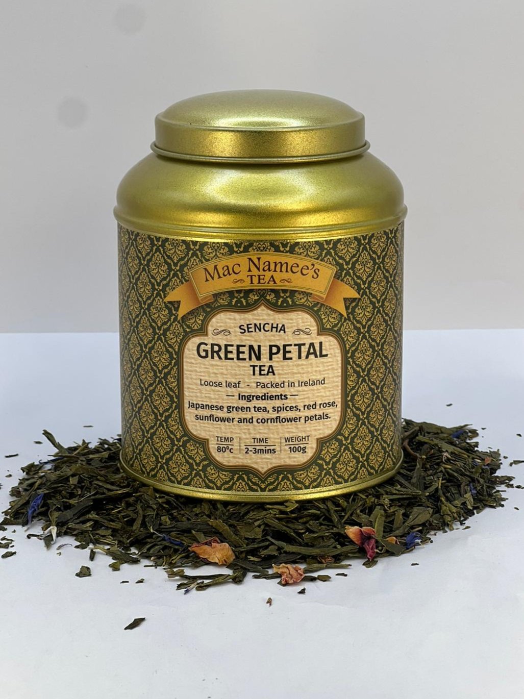 Green Petal Tin 100g
