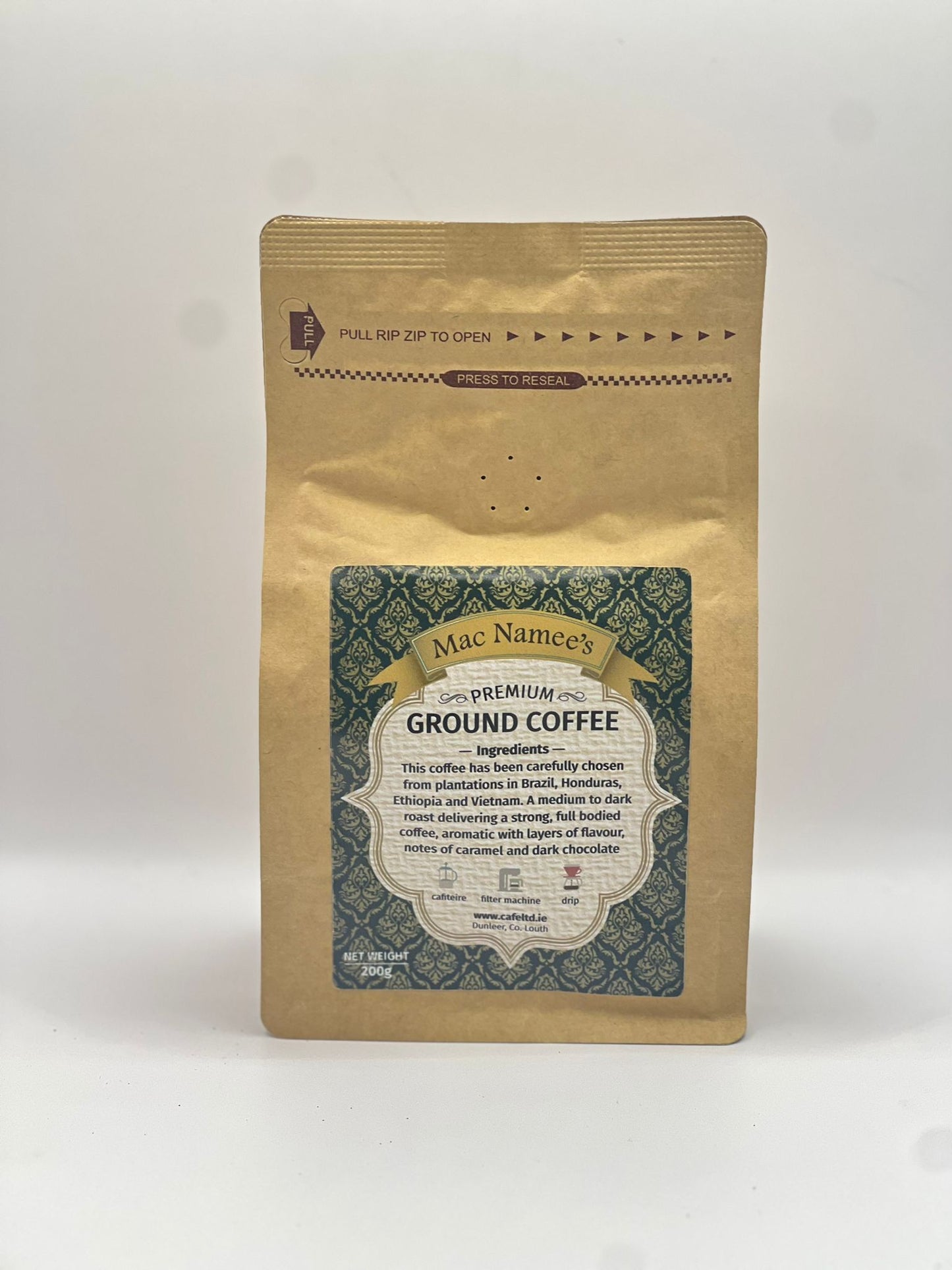 Caffè Trombetta (Mac Namee's) Oro Ground Filter Coffee 200g