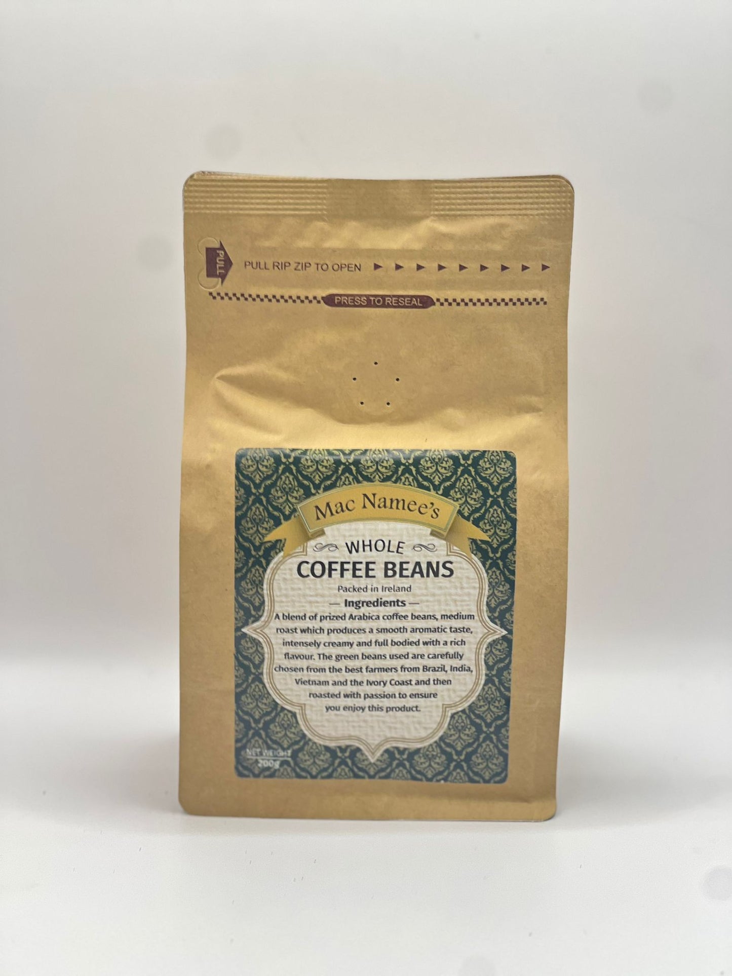 Caffè Trombetta (Mac Namee's) Oro Whole Bean 200g